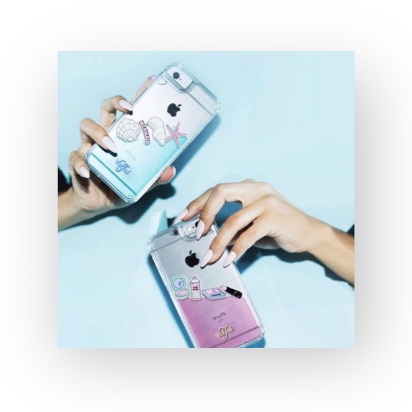 new Valfre  Clear Mermaid Phone Case with Ocean Charms  iPhone 6 7 8  Trendy - Picture 6 of 16